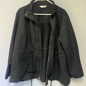 Agnes Orinda Black Jacket with Gold Accents